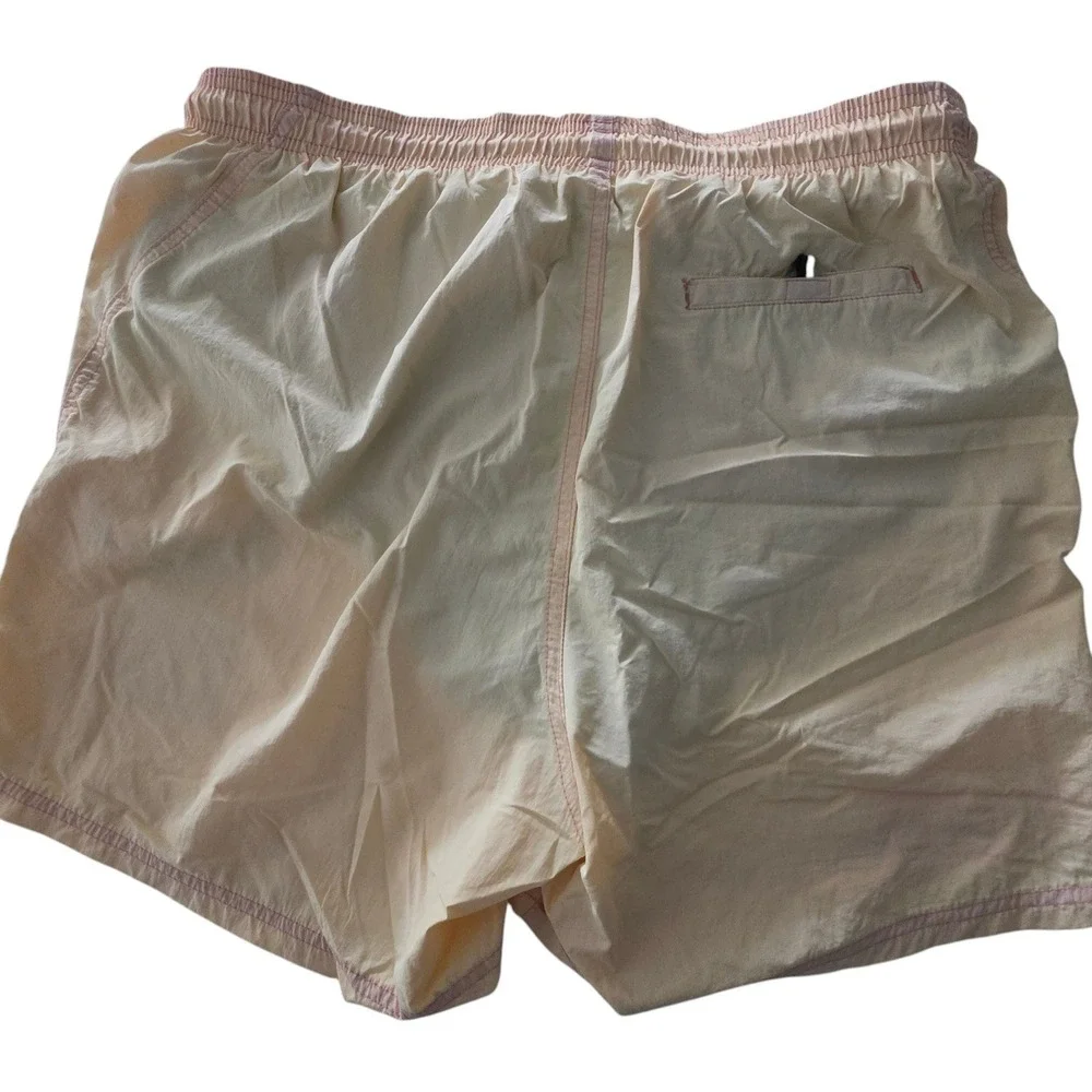 Hugo‎ Boss Mens Swim Trunks Yellow White Logo Drawstring XXL